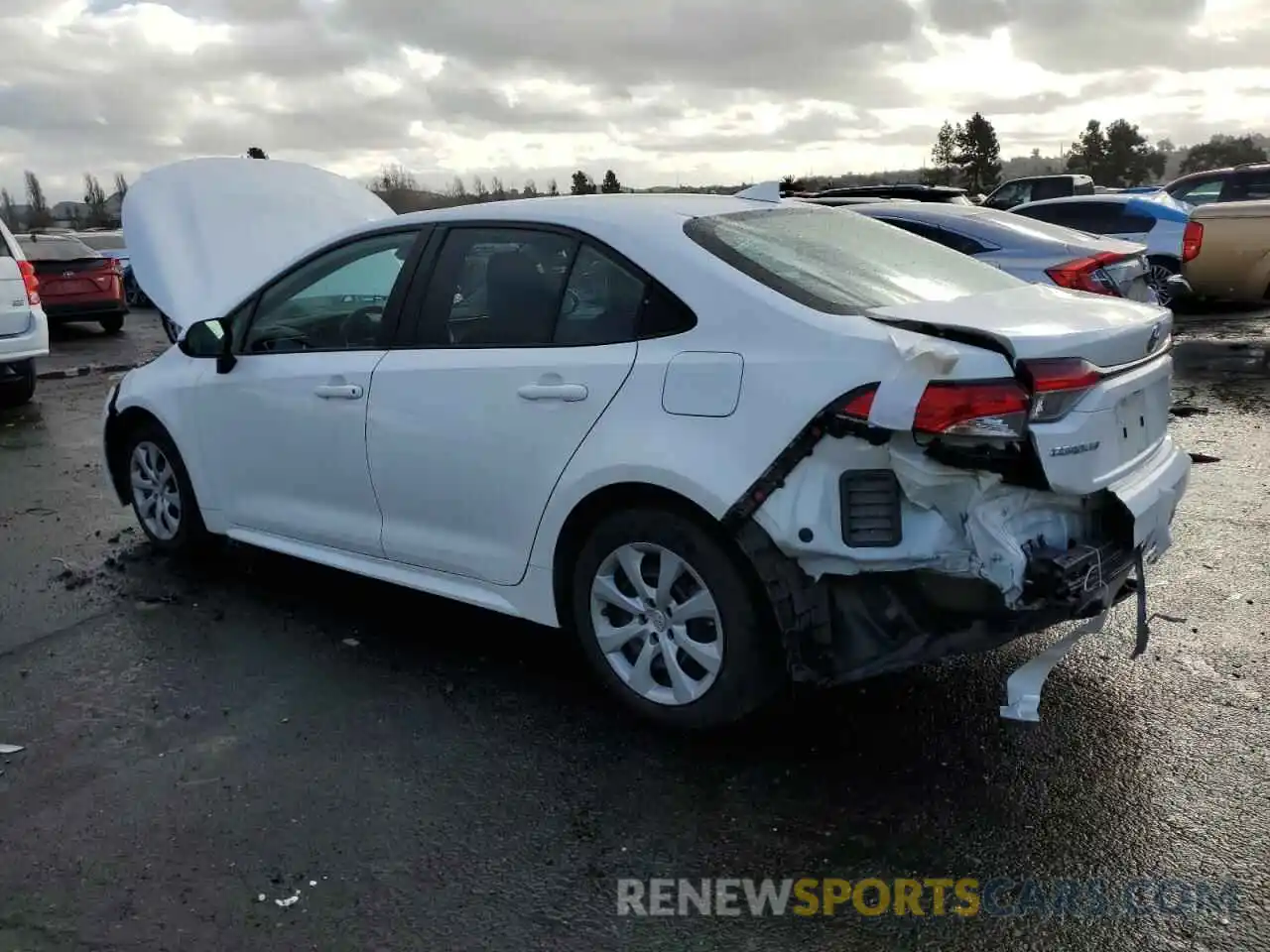 2 Photograph of a damaged car 5YFEPMAE3MP184476 TOYOTA COROLLA 2021