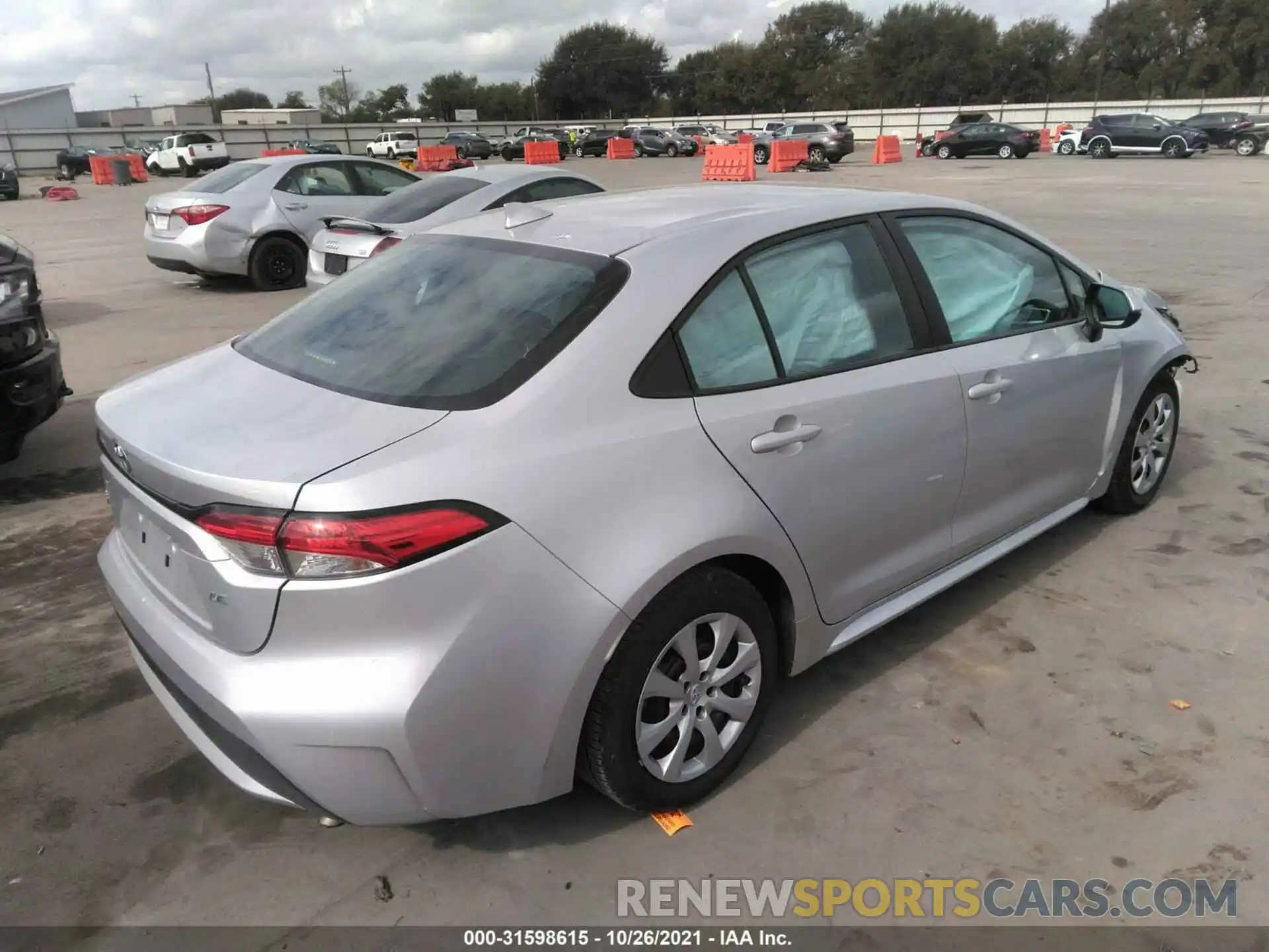 4 Photograph of a damaged car 5YFEPMAE3MP185580 TOYOTA COROLLA 2021