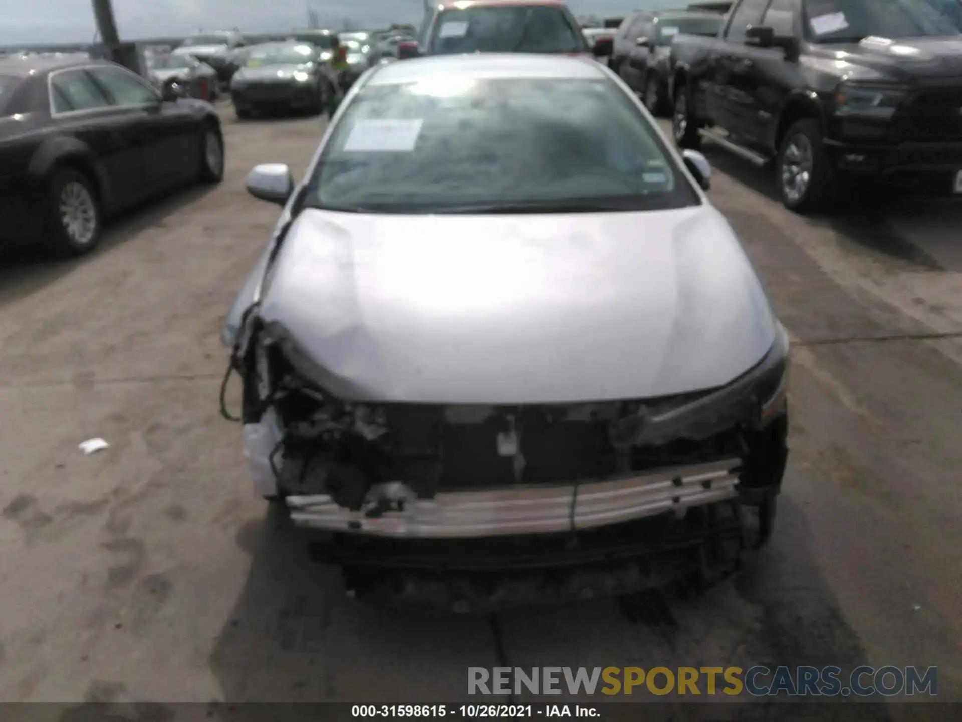 6 Photograph of a damaged car 5YFEPMAE3MP185580 TOYOTA COROLLA 2021