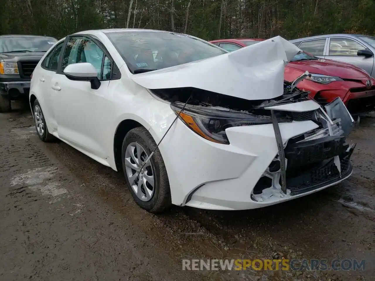 1 Photograph of a damaged car 5YFEPMAE3MP185742 TOYOTA COROLLA 2021