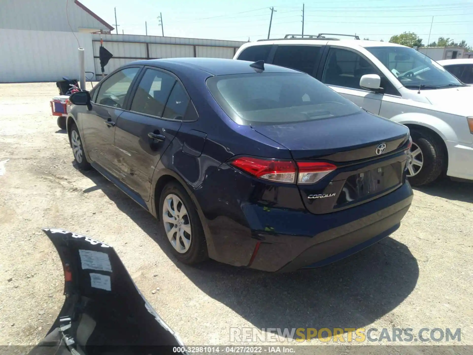 3 Photograph of a damaged car 5YFEPMAE3MP185806 TOYOTA COROLLA 2021