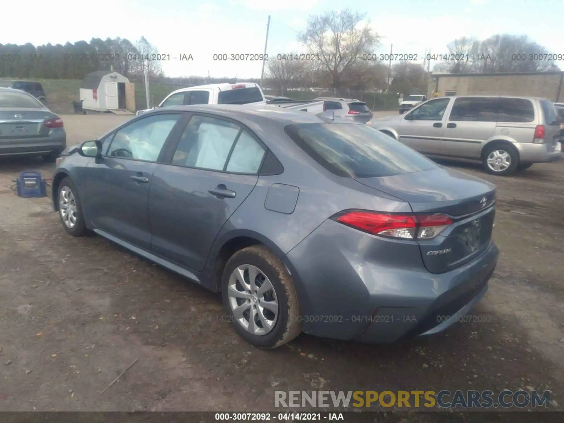 3 Photograph of a damaged car 5YFEPMAE3MP189211 TOYOTA COROLLA 2021