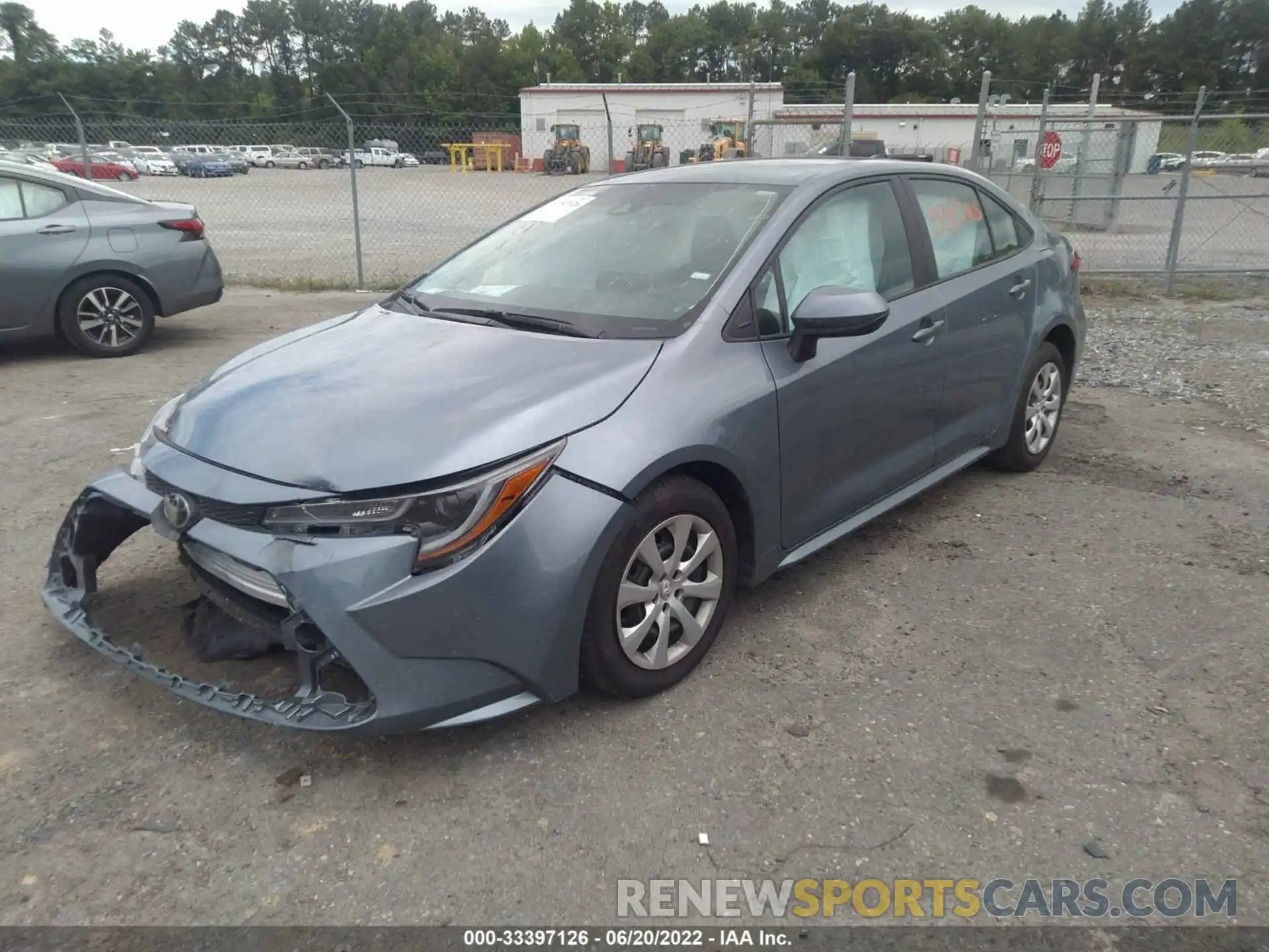 2 Photograph of a damaged car 5YFEPMAE3MP190178 TOYOTA COROLLA 2021