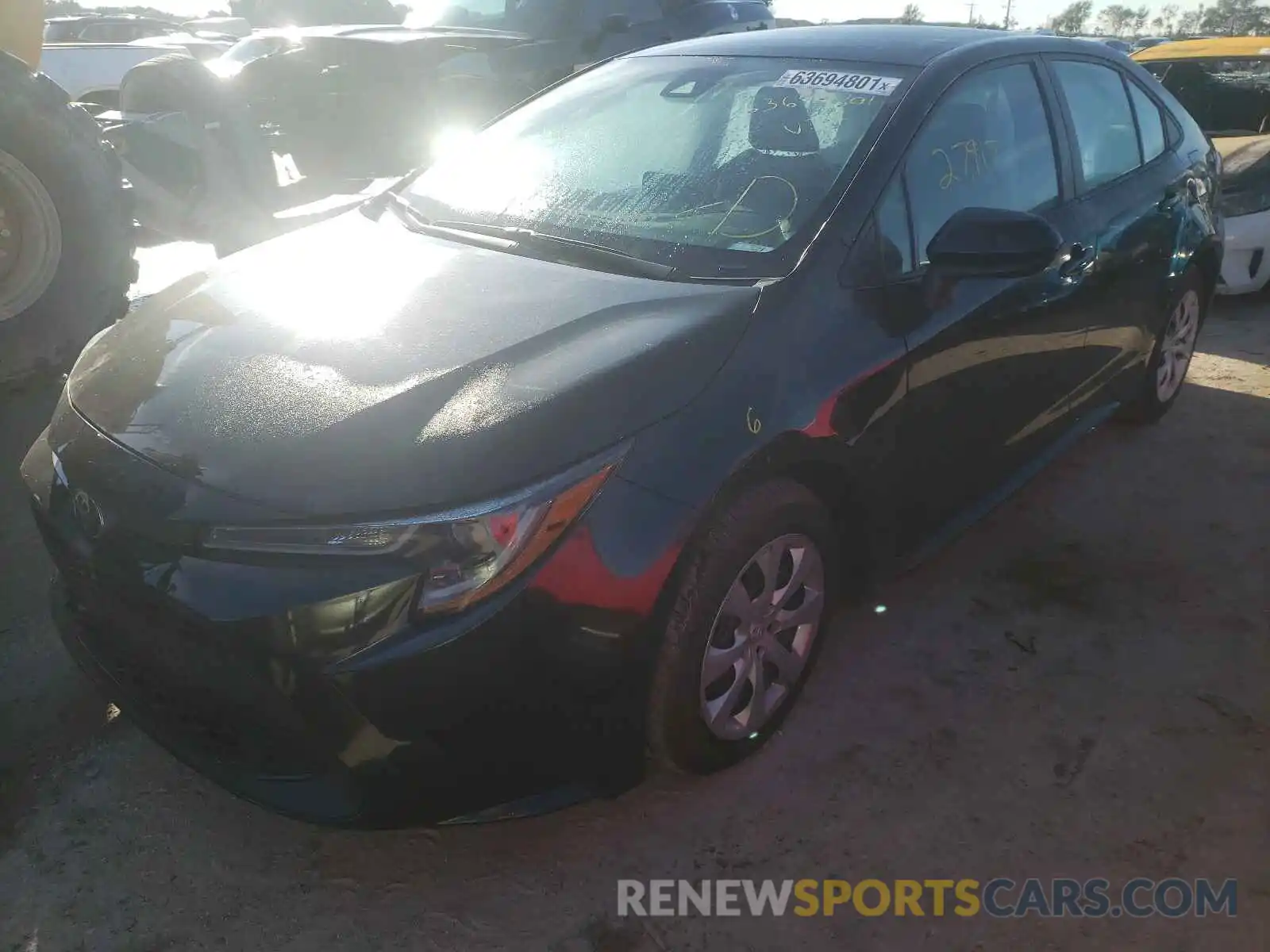 2 Photograph of a damaged car 5YFEPMAE3MP190469 TOYOTA COROLLA 2021