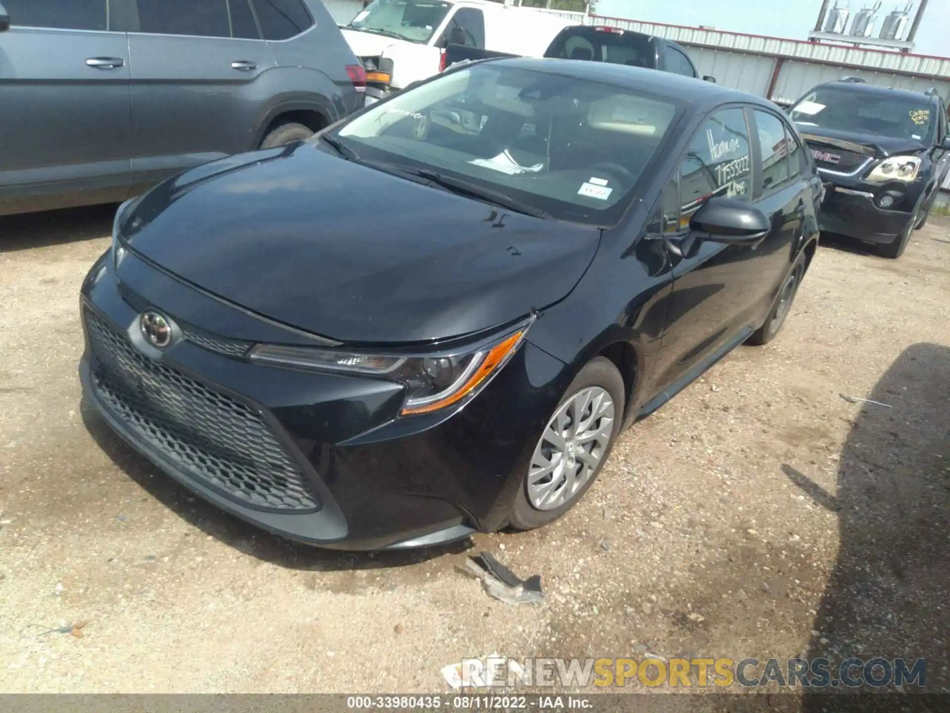 2 Photograph of a damaged car 5YFEPMAE3MP191704 TOYOTA COROLLA 2021