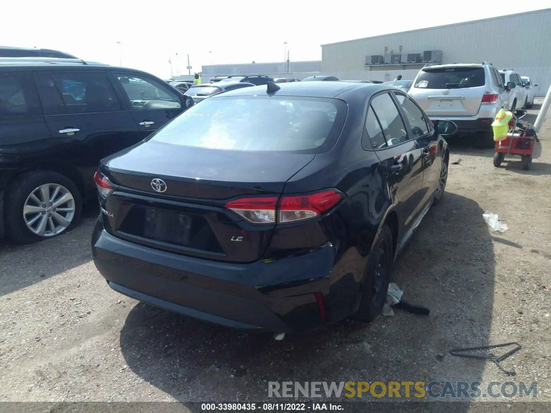 4 Photograph of a damaged car 5YFEPMAE3MP191704 TOYOTA COROLLA 2021