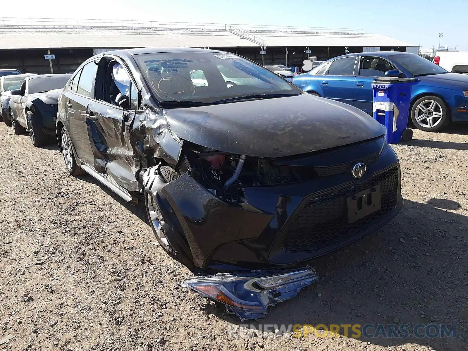 1 Photograph of a damaged car 5YFEPMAE3MP192108 TOYOTA COROLLA 2021