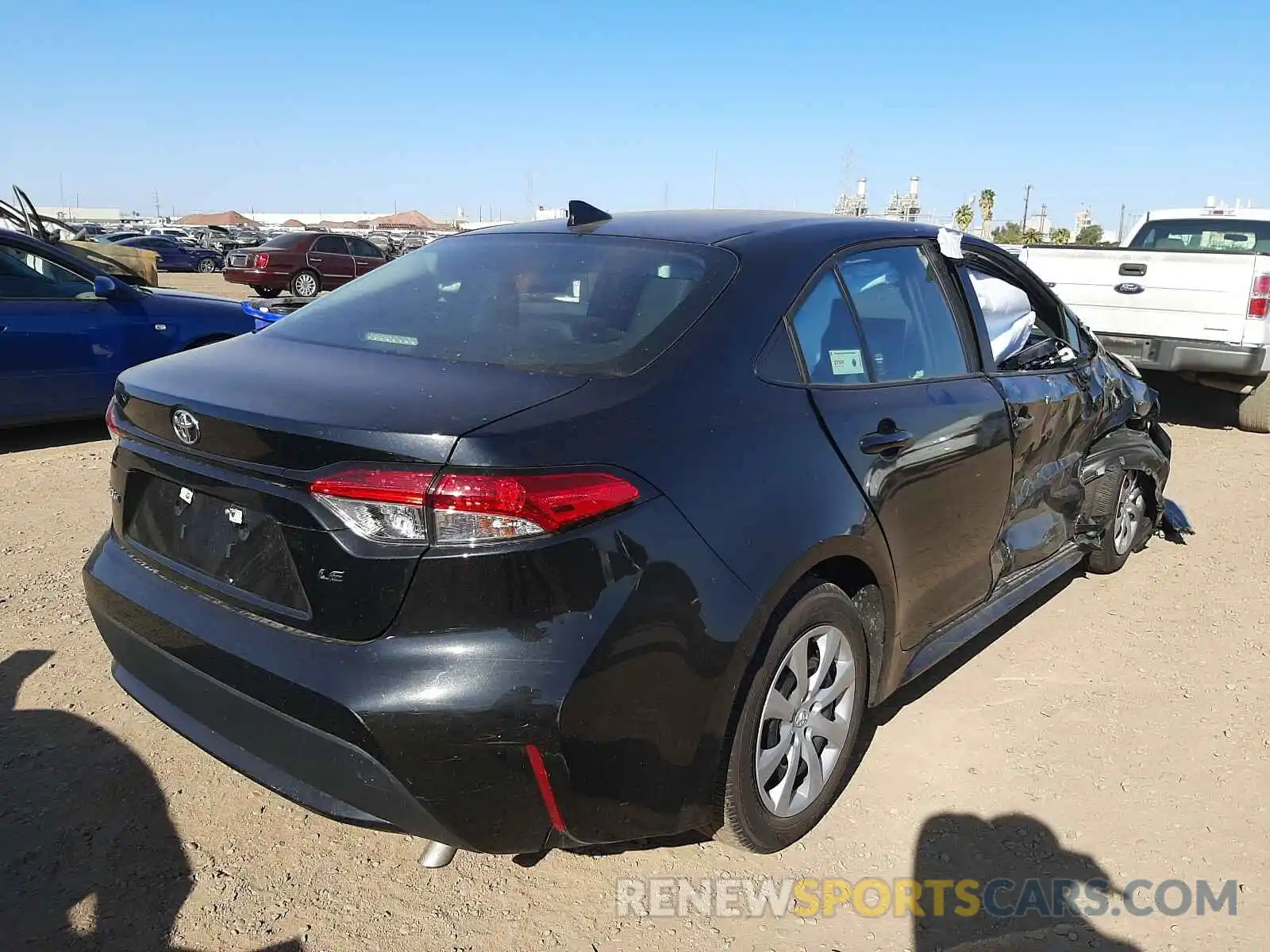 4 Photograph of a damaged car 5YFEPMAE3MP192108 TOYOTA COROLLA 2021