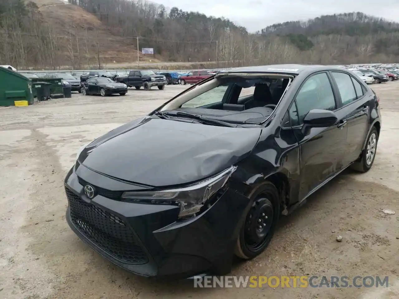 2 Photograph of a damaged car 5YFEPMAE3MP192173 TOYOTA COROLLA 2021