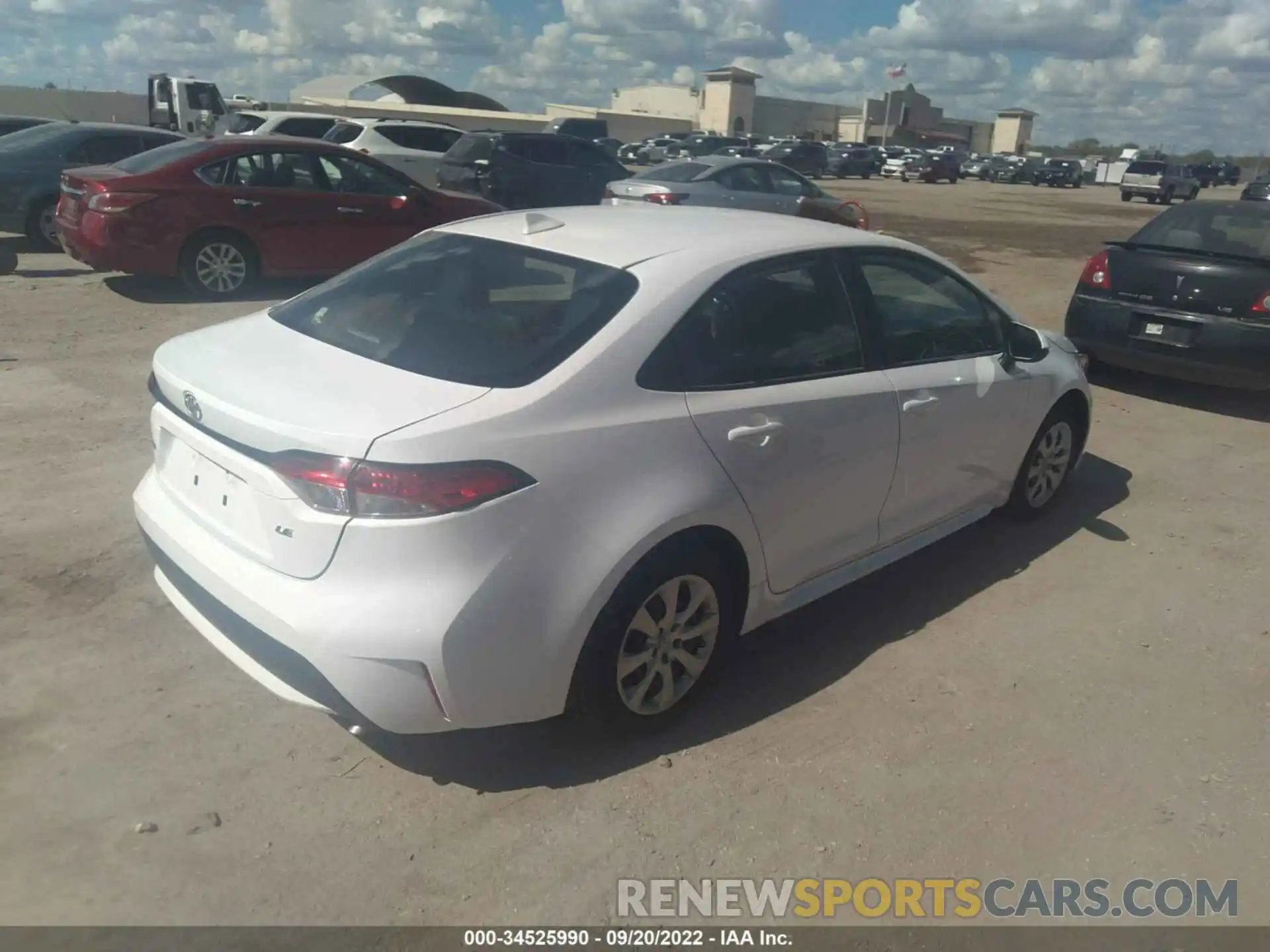 4 Photograph of a damaged car 5YFEPMAE3MP192741 TOYOTA COROLLA 2021