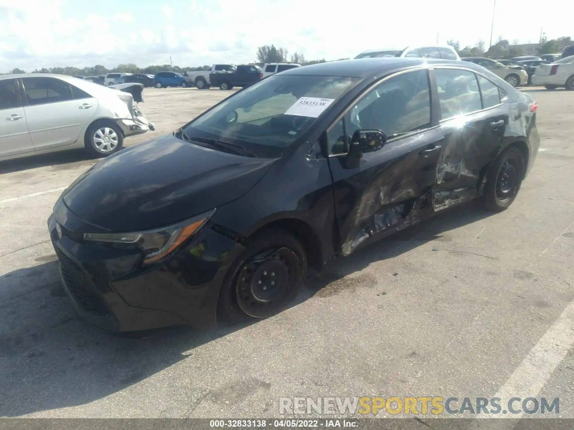 2 Photograph of a damaged car 5YFEPMAE3MP192769 TOYOTA COROLLA 2021