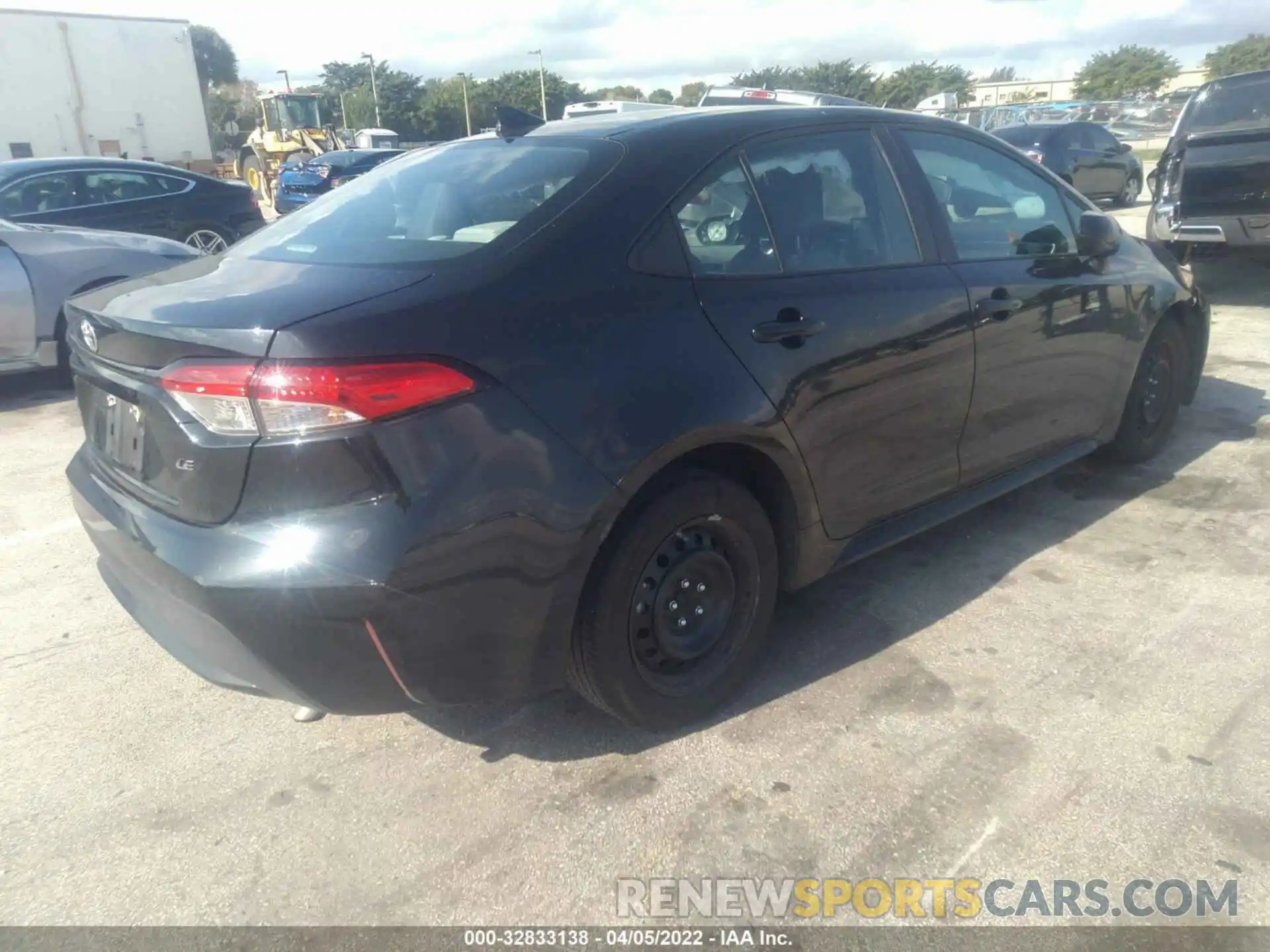 4 Photograph of a damaged car 5YFEPMAE3MP192769 TOYOTA COROLLA 2021