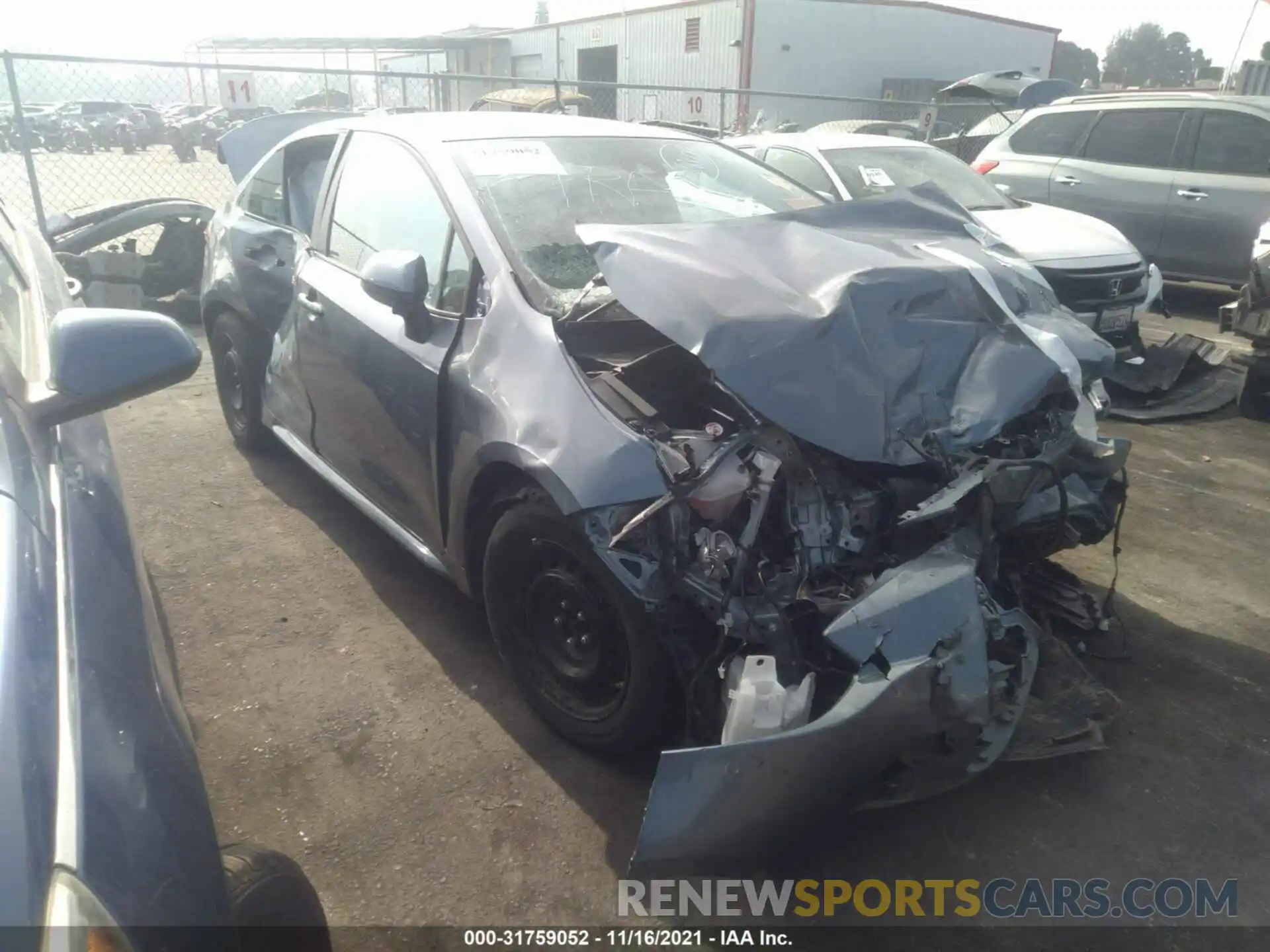 6 Photograph of a damaged car 5YFEPMAE3MP192898 TOYOTA COROLLA 2021