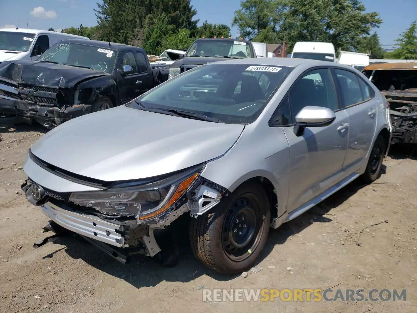 2 Photograph of a damaged car 5YFEPMAE3MP192982 TOYOTA COROLLA 2021