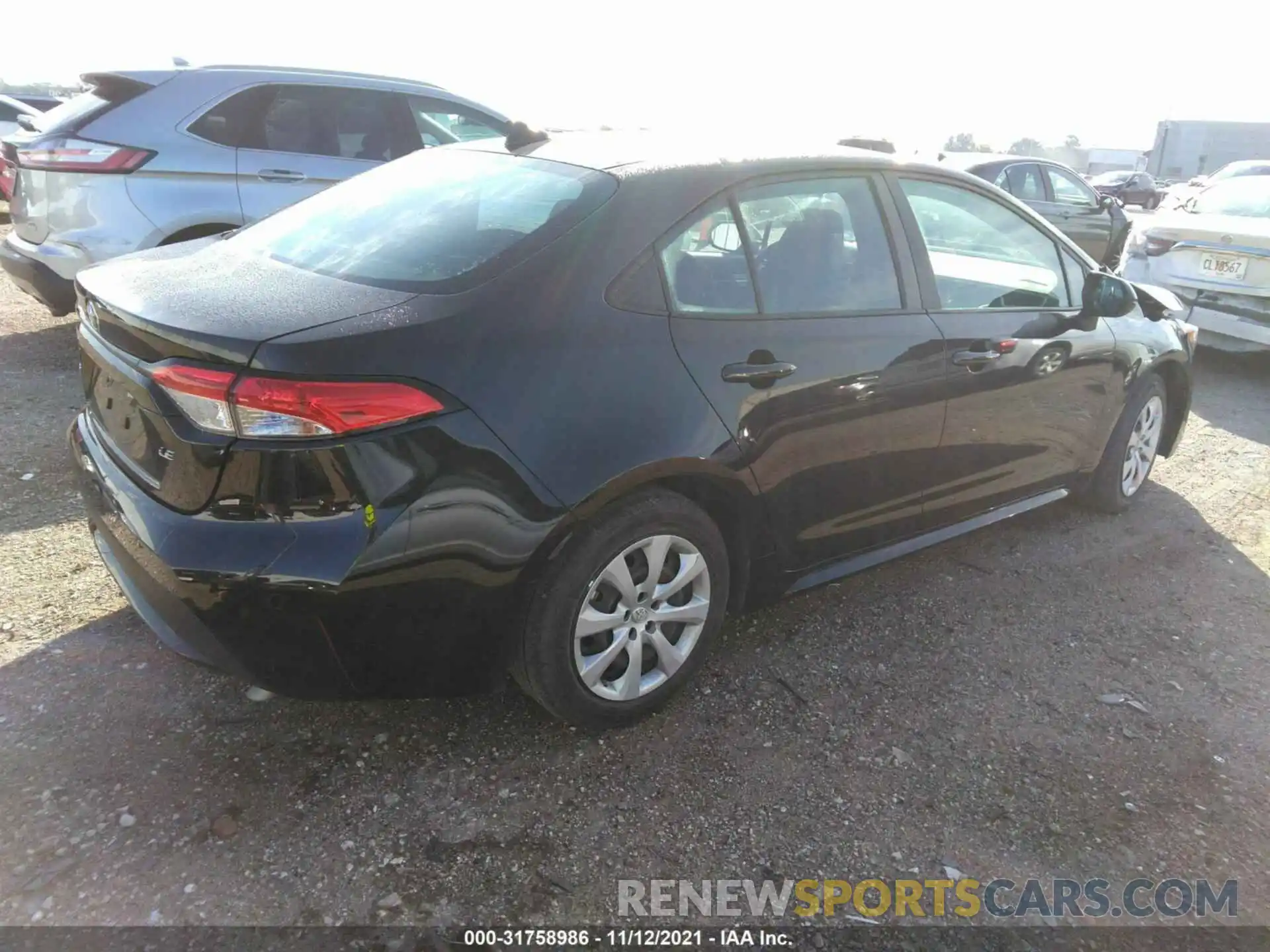 4 Photograph of a damaged car 5YFEPMAE3MP193081 TOYOTA COROLLA 2021