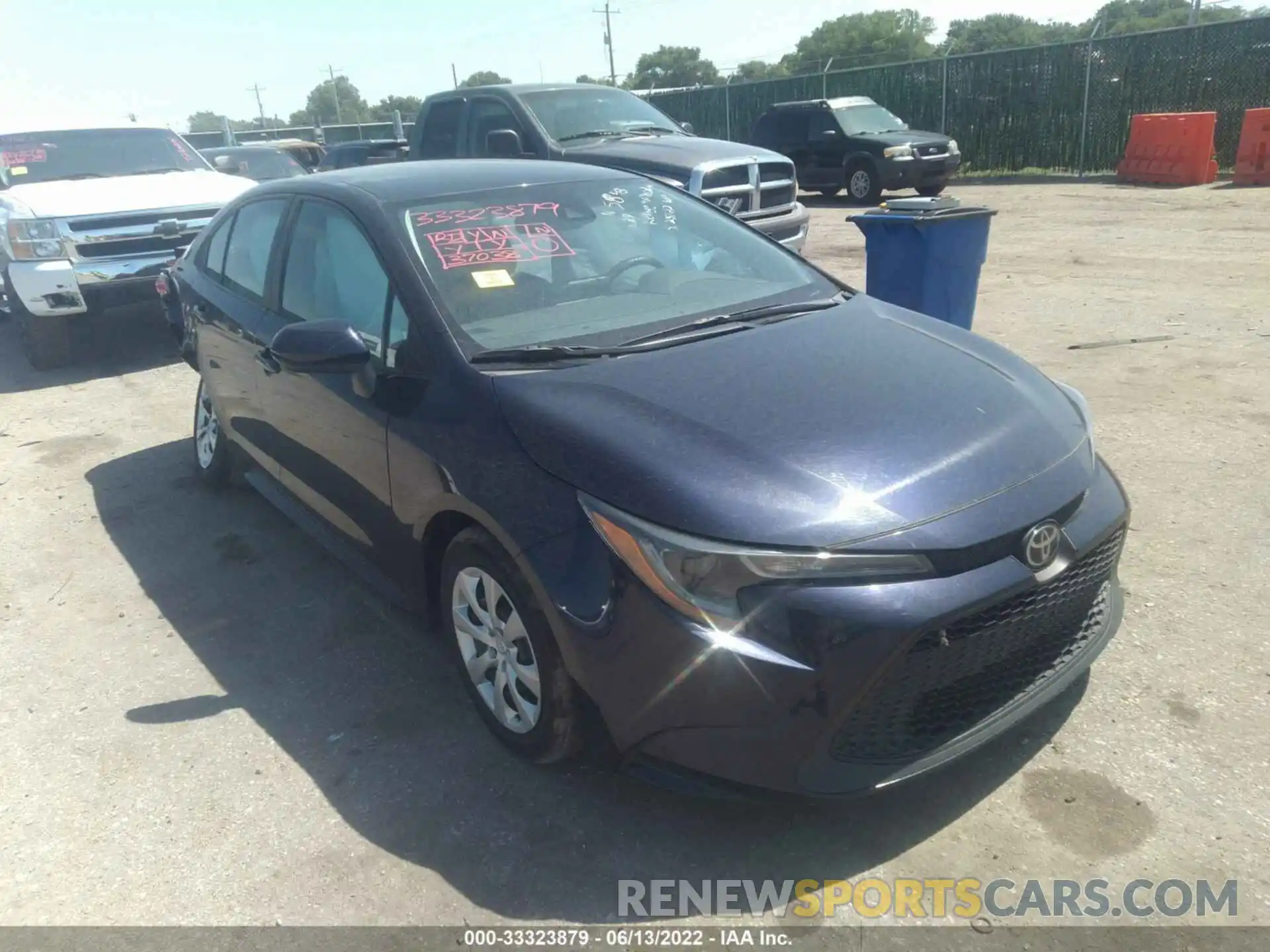 1 Photograph of a damaged car 5YFEPMAE3MP193145 TOYOTA COROLLA 2021