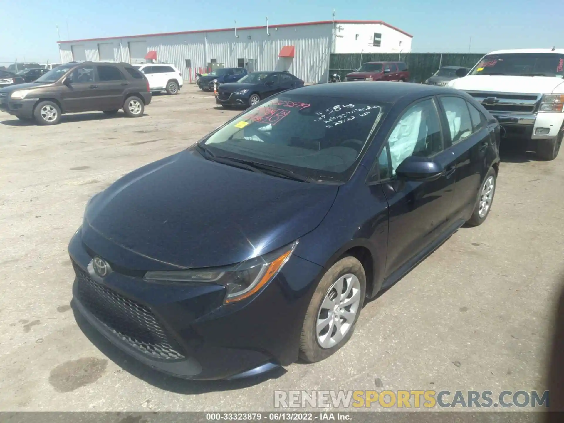 2 Photograph of a damaged car 5YFEPMAE3MP193145 TOYOTA COROLLA 2021