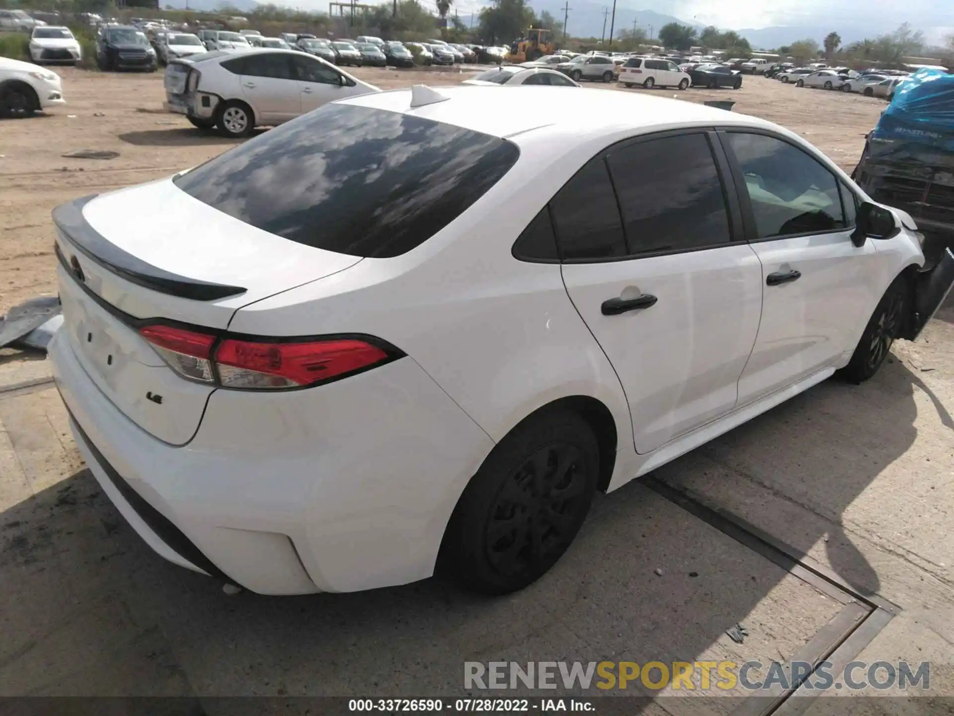 4 Photograph of a damaged car 5YFEPMAE3MP194215 TOYOTA COROLLA 2021