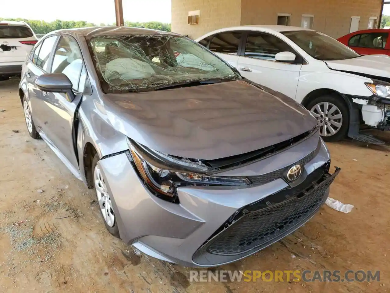 1 Photograph of a damaged car 5YFEPMAE3MP194442 TOYOTA COROLLA 2021