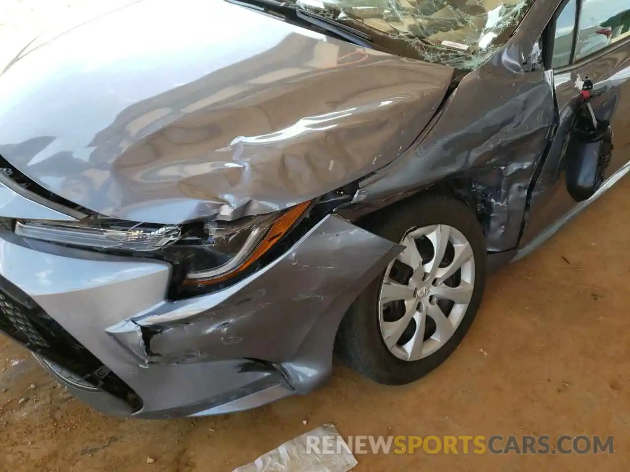 9 Photograph of a damaged car 5YFEPMAE3MP194442 TOYOTA COROLLA 2021