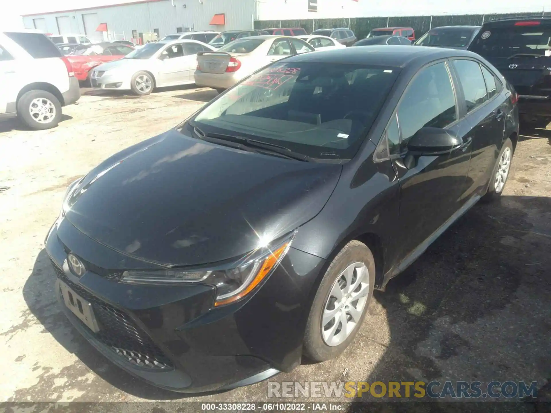 2 Photograph of a damaged car 5YFEPMAE3MP195140 TOYOTA COROLLA 2021