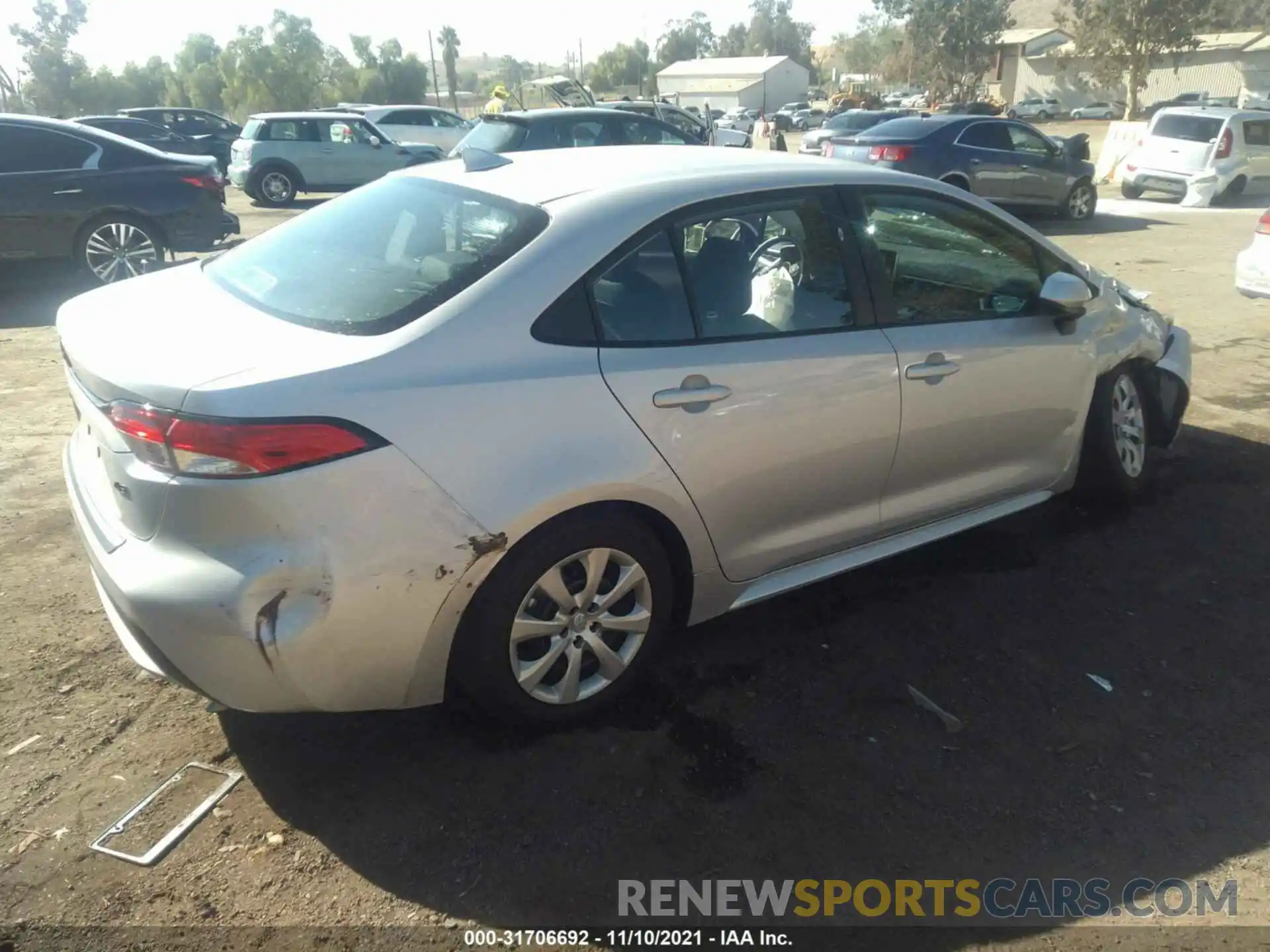 4 Photograph of a damaged car 5YFEPMAE3MP195669 TOYOTA COROLLA 2021