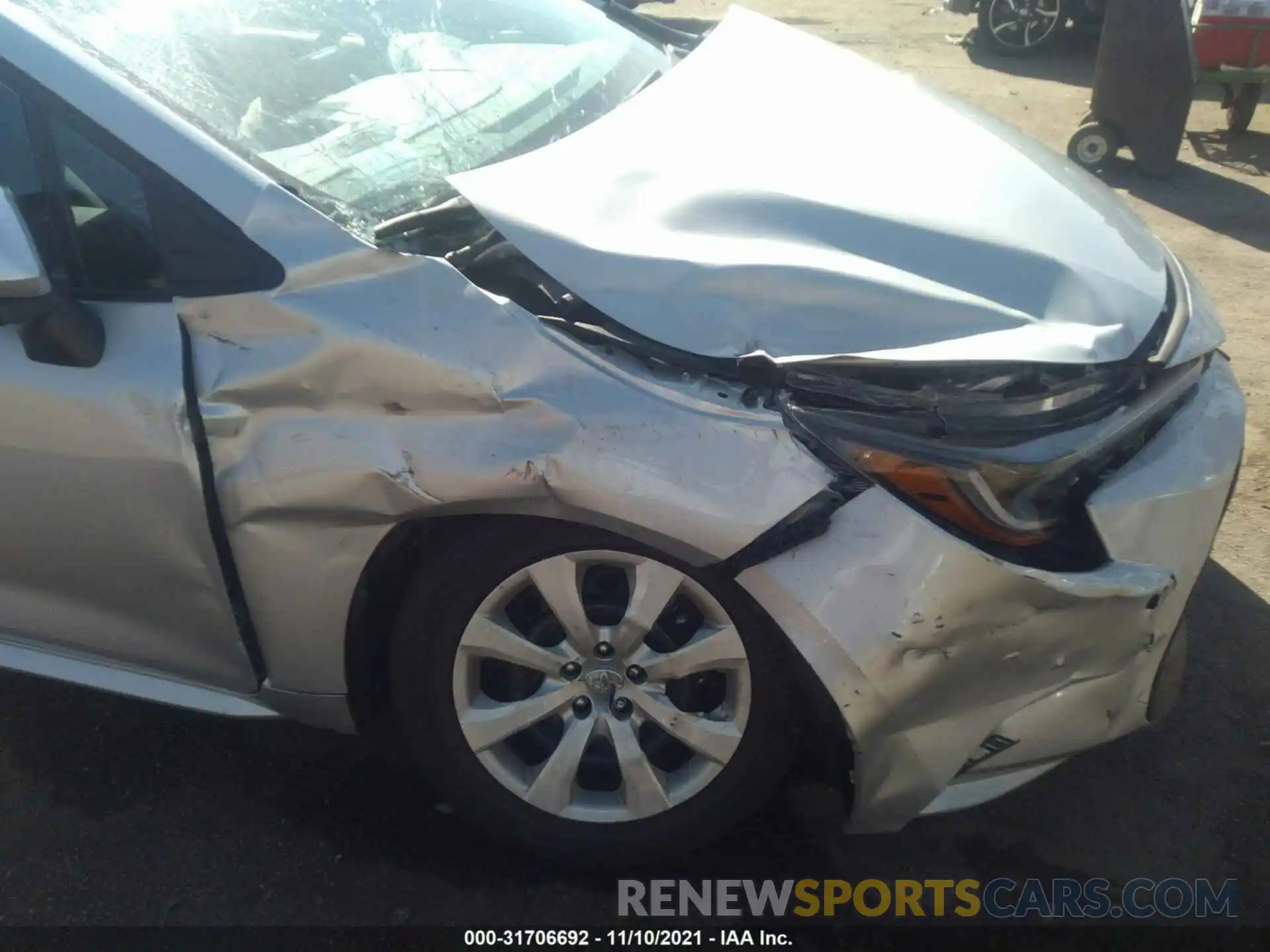 6 Photograph of a damaged car 5YFEPMAE3MP195669 TOYOTA COROLLA 2021