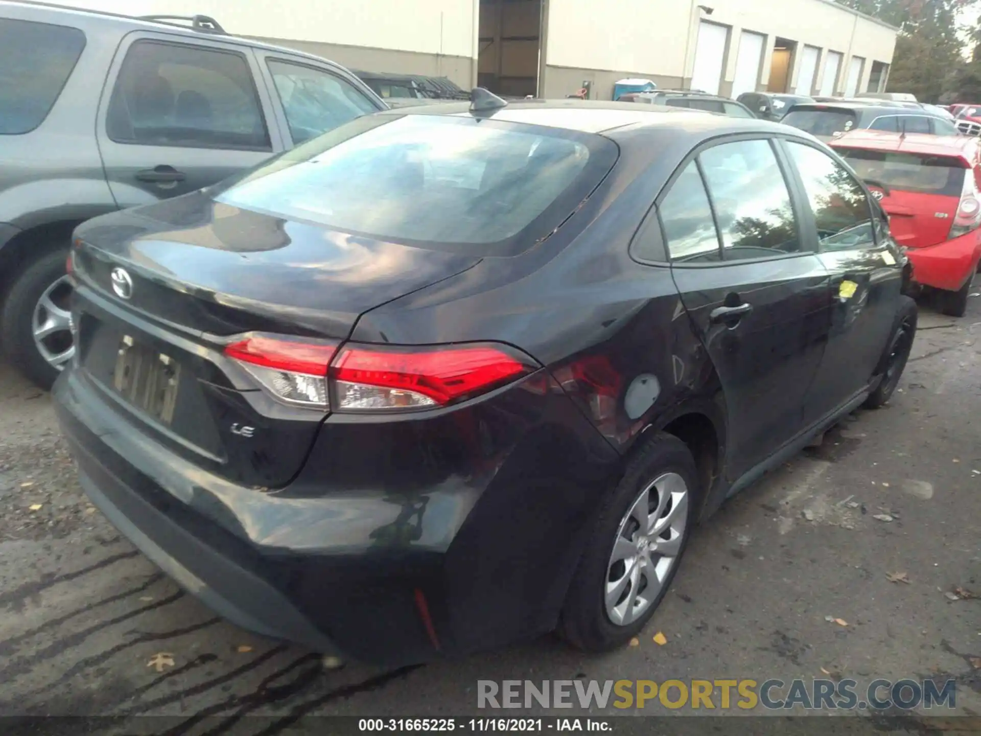 4 Photograph of a damaged car 5YFEPMAE3MP196689 TOYOTA COROLLA 2021