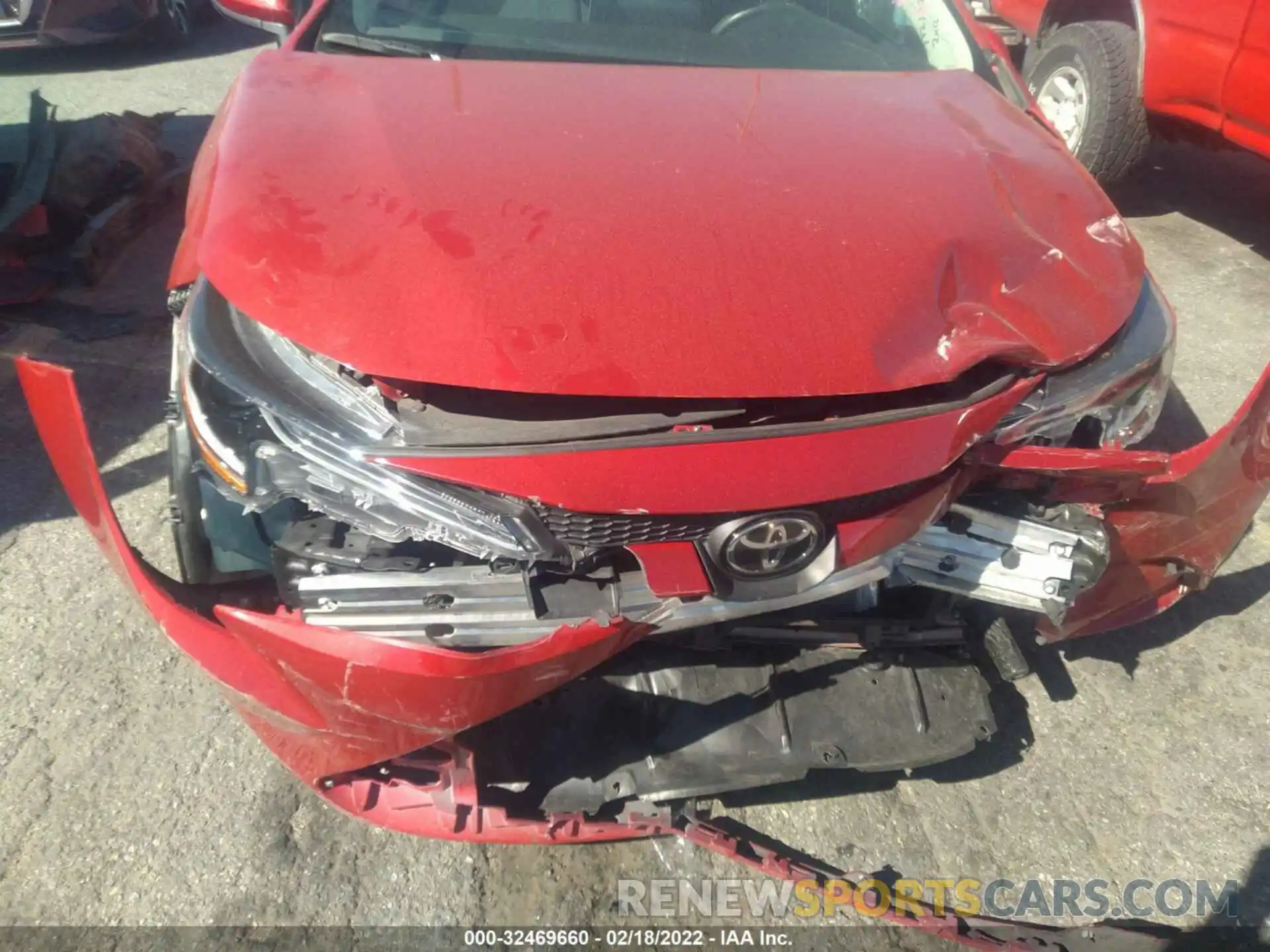 6 Photograph of a damaged car 5YFEPMAE3MP197339 TOYOTA COROLLA 2021