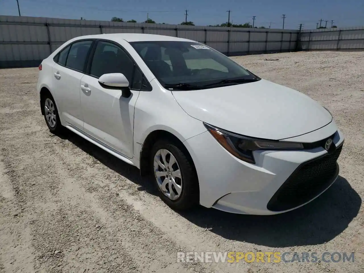 1 Photograph of a damaged car 5YFEPMAE3MP197518 TOYOTA COROLLA 2021