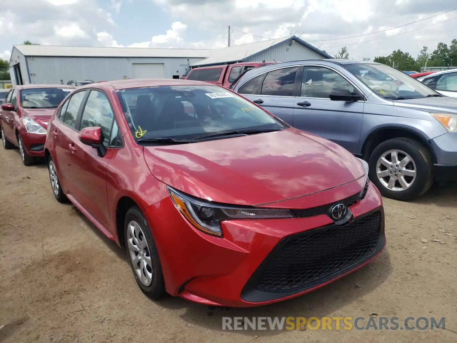 1 Photograph of a damaged car 5YFEPMAE3MP198197 TOYOTA COROLLA 2021