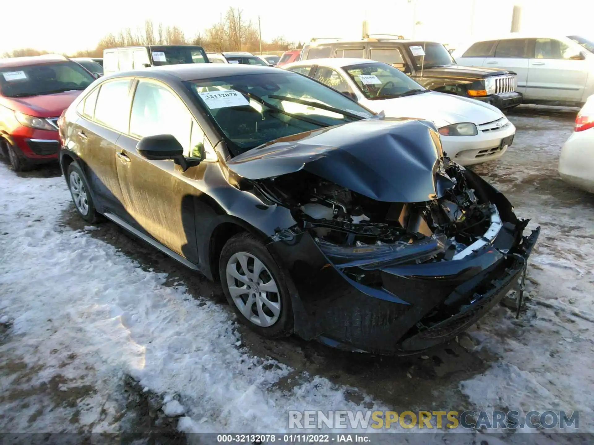 1 Photograph of a damaged car 5YFEPMAE3MP198801 TOYOTA COROLLA 2021