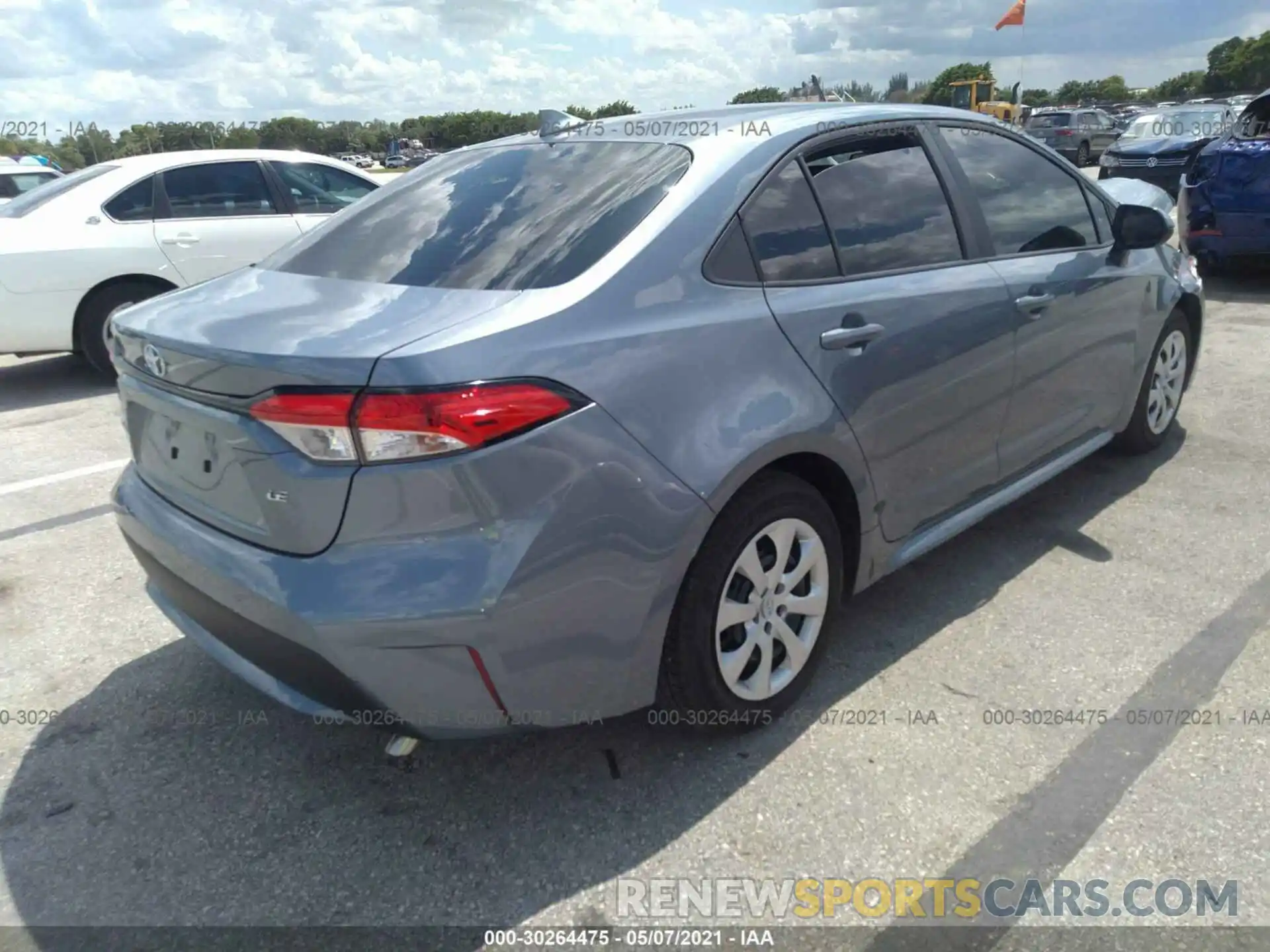 4 Photograph of a damaged car 5YFEPMAE3MP199558 TOYOTA COROLLA 2021