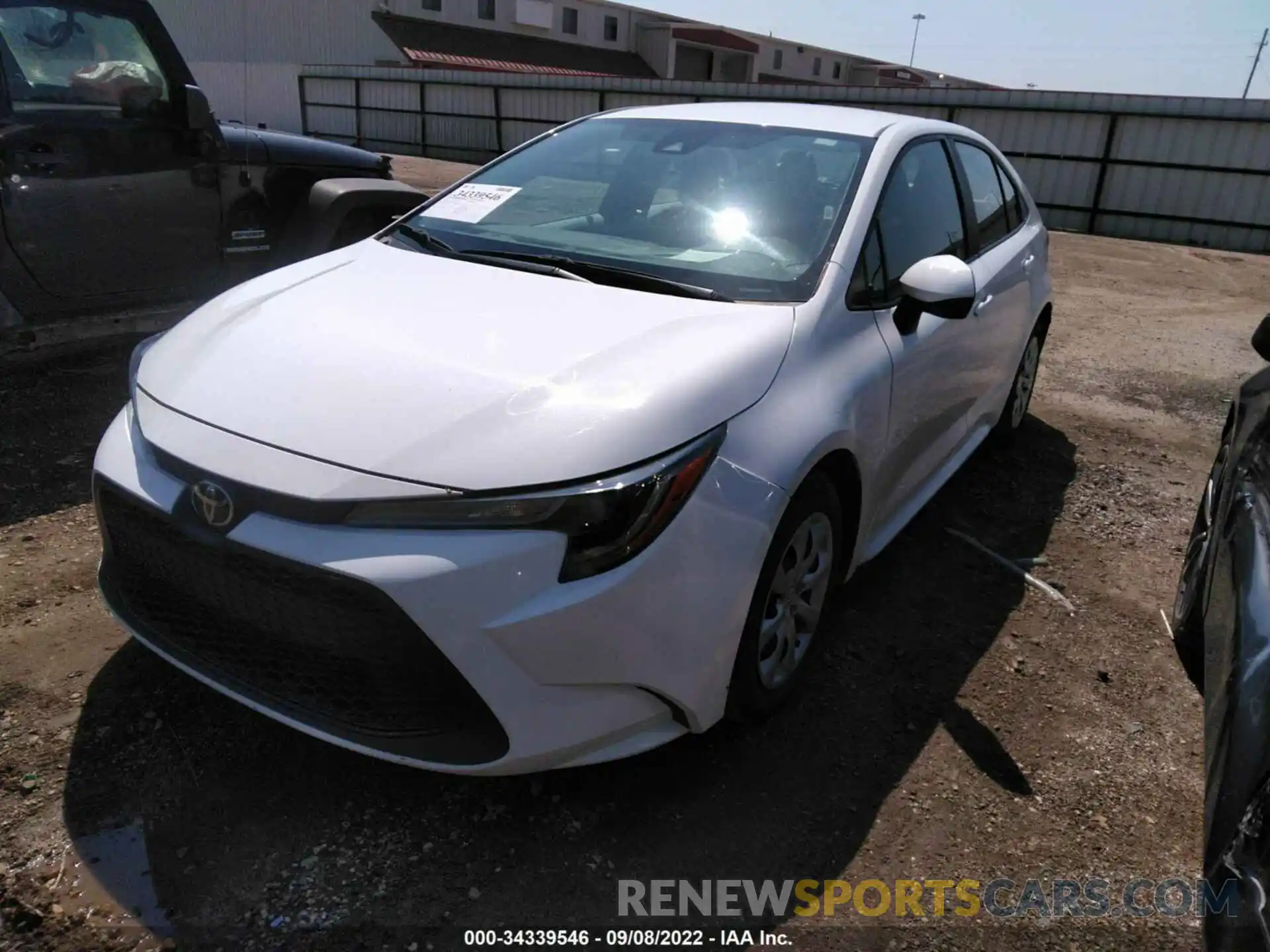 2 Photograph of a damaged car 5YFEPMAE3MP200109 TOYOTA COROLLA 2021