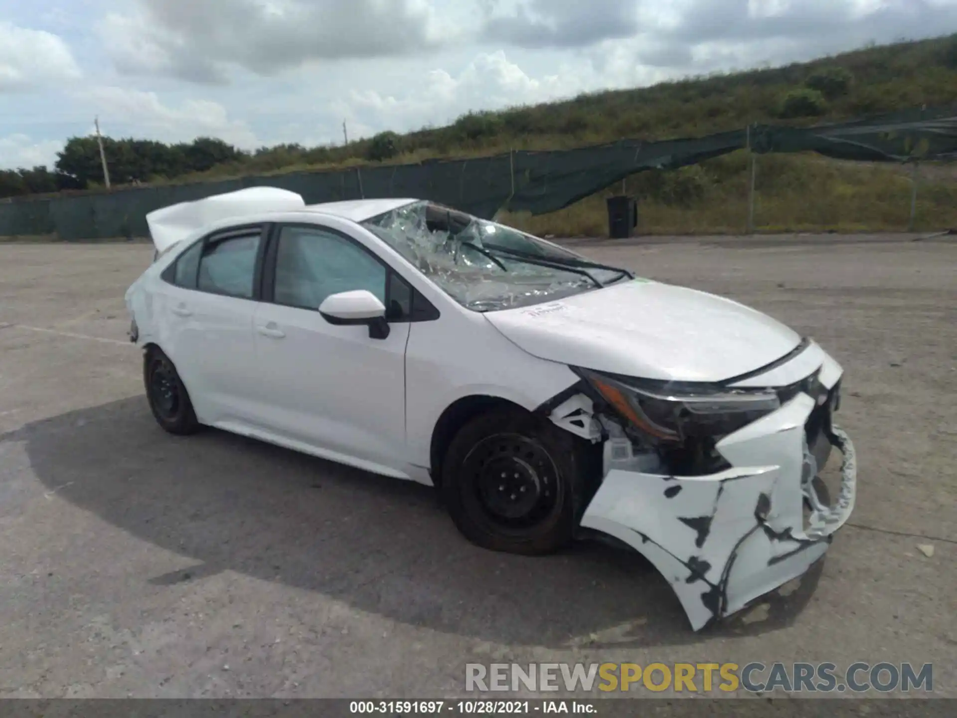 1 Photograph of a damaged car 5YFEPMAE3MP200739 TOYOTA COROLLA 2021