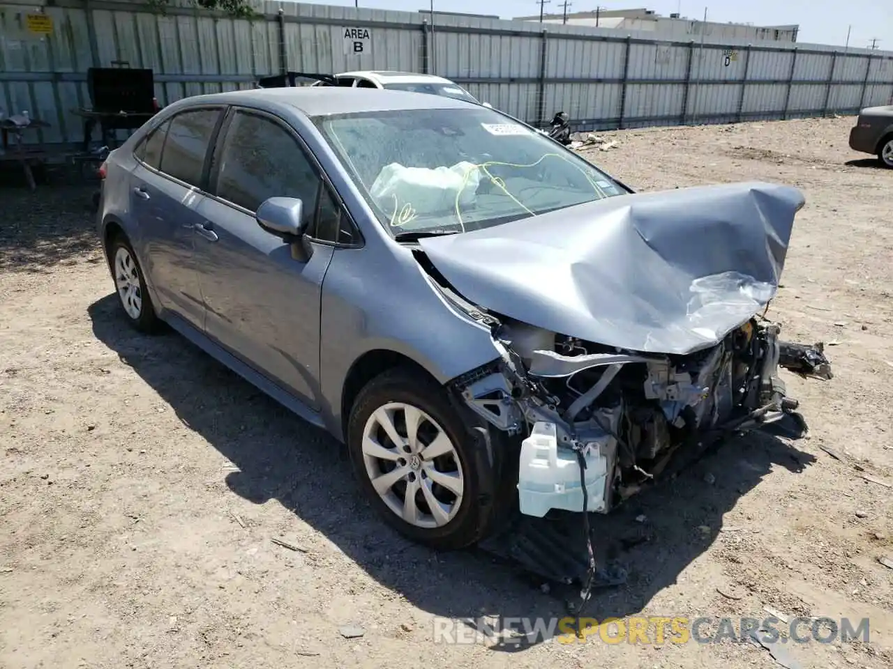 1 Photograph of a damaged car 5YFEPMAE3MP200997 TOYOTA COROLLA 2021