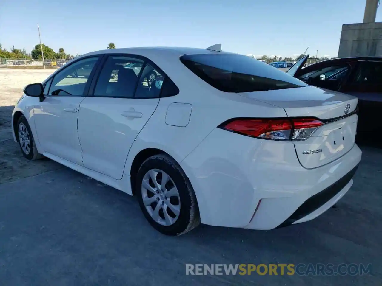 3 Photograph of a damaged car 5YFEPMAE3MP201518 TOYOTA COROLLA 2021