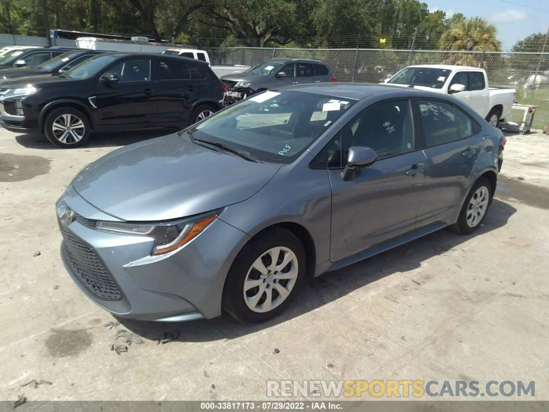 2 Photograph of a damaged car 5YFEPMAE3MP202832 TOYOTA COROLLA 2021