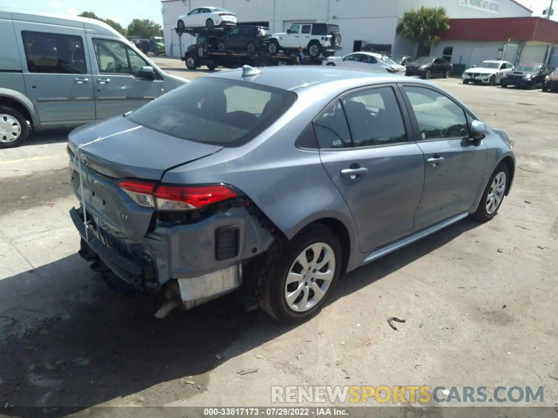 4 Photograph of a damaged car 5YFEPMAE3MP202832 TOYOTA COROLLA 2021