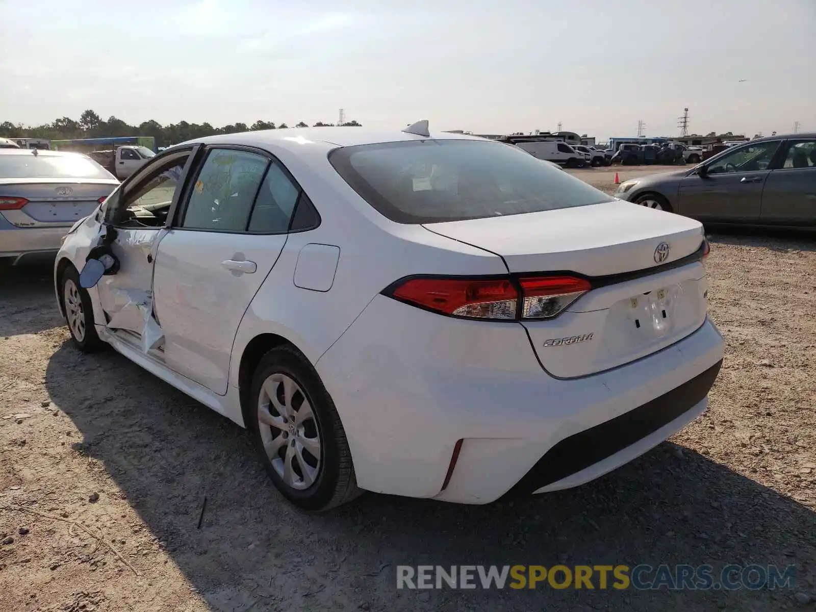 3 Photograph of a damaged car 5YFEPMAE3MP204743 TOYOTA COROLLA 2021