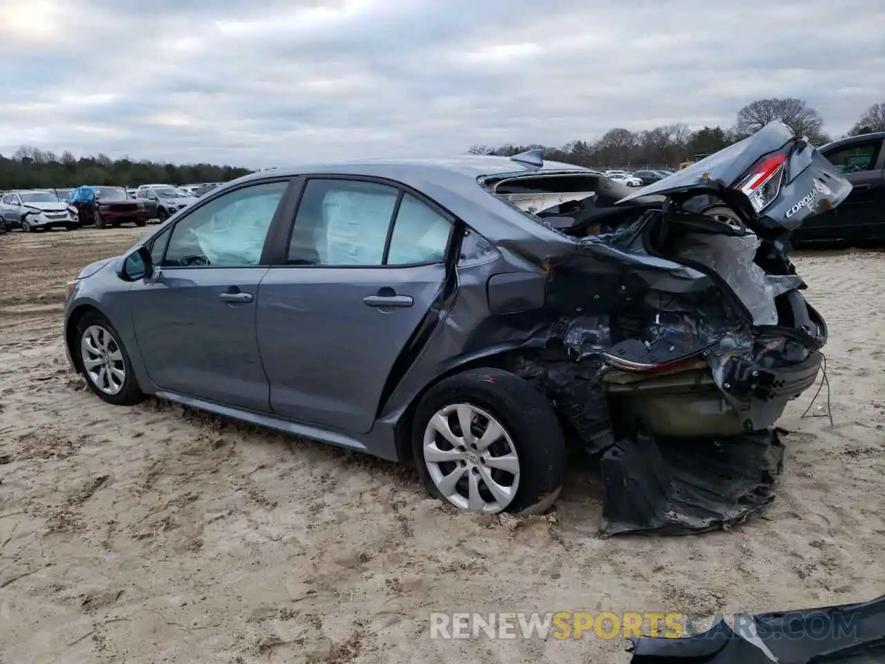 2 Photograph of a damaged car 5YFEPMAE3MP205083 TOYOTA COROLLA 2021