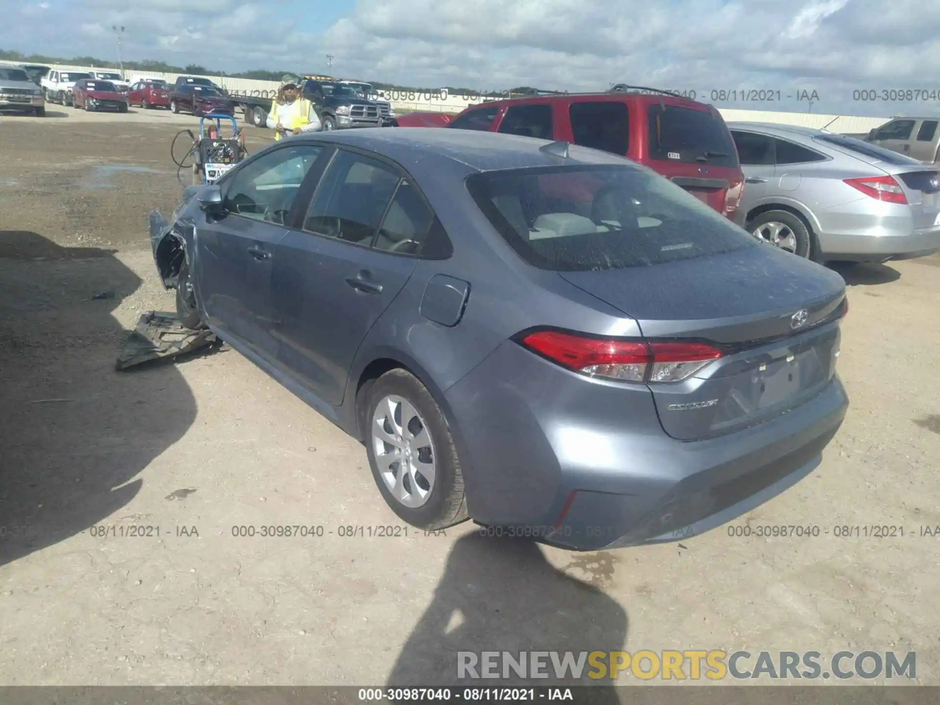 3 Photograph of a damaged car 5YFEPMAE3MP205438 TOYOTA COROLLA 2021