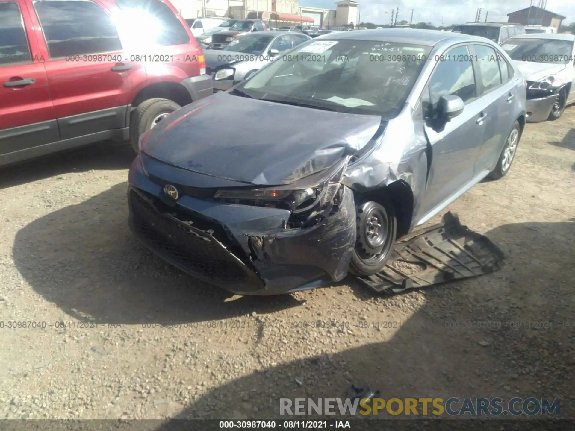 6 Photograph of a damaged car 5YFEPMAE3MP205438 TOYOTA COROLLA 2021