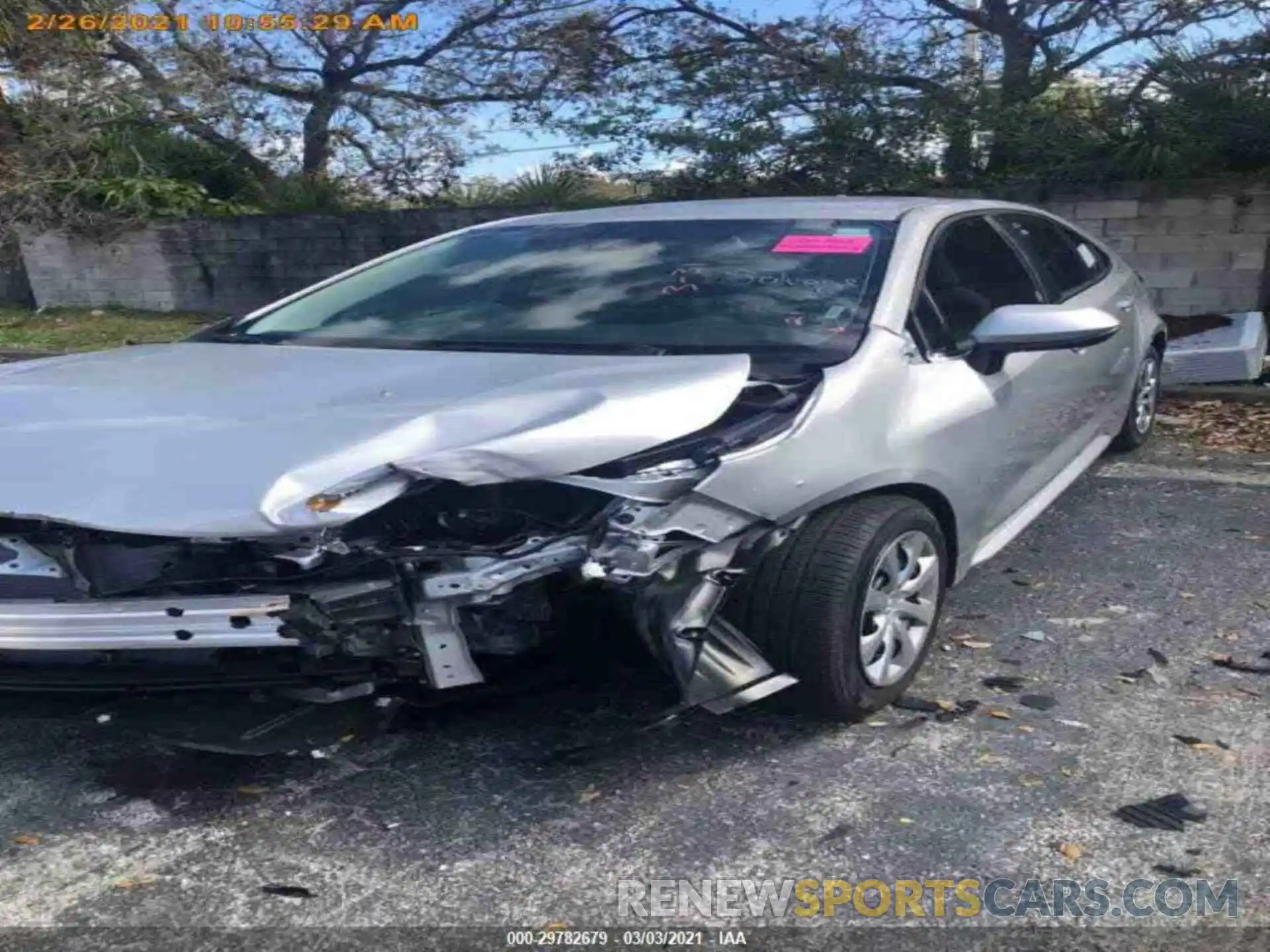 15 Photograph of a damaged car 5YFEPMAE3MP206881 TOYOTA COROLLA 2021