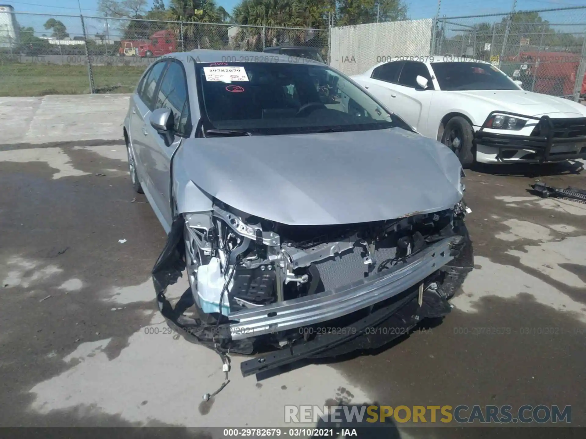 6 Photograph of a damaged car 5YFEPMAE3MP206881 TOYOTA COROLLA 2021