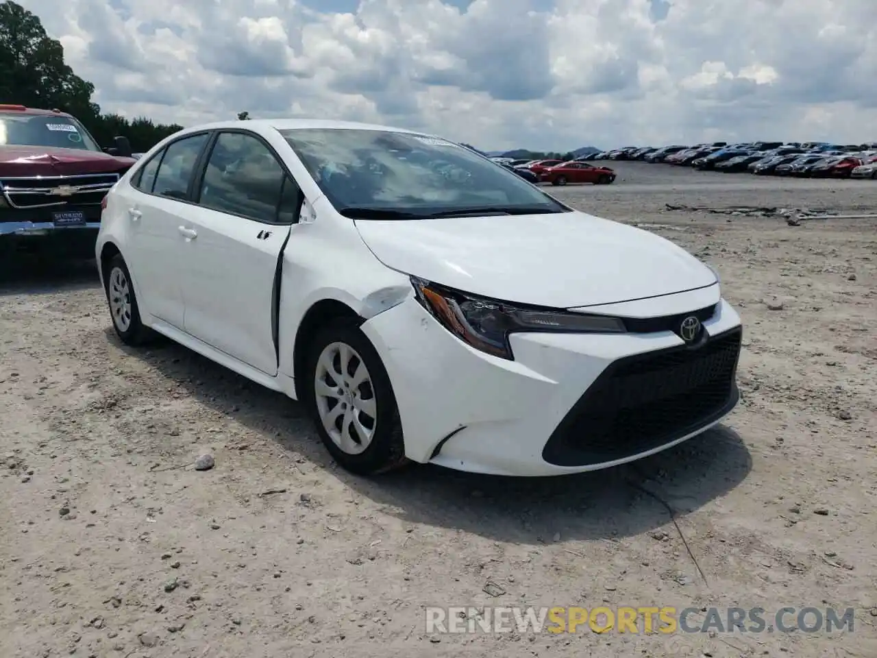 1 Photograph of a damaged car 5YFEPMAE3MP207089 TOYOTA COROLLA 2021