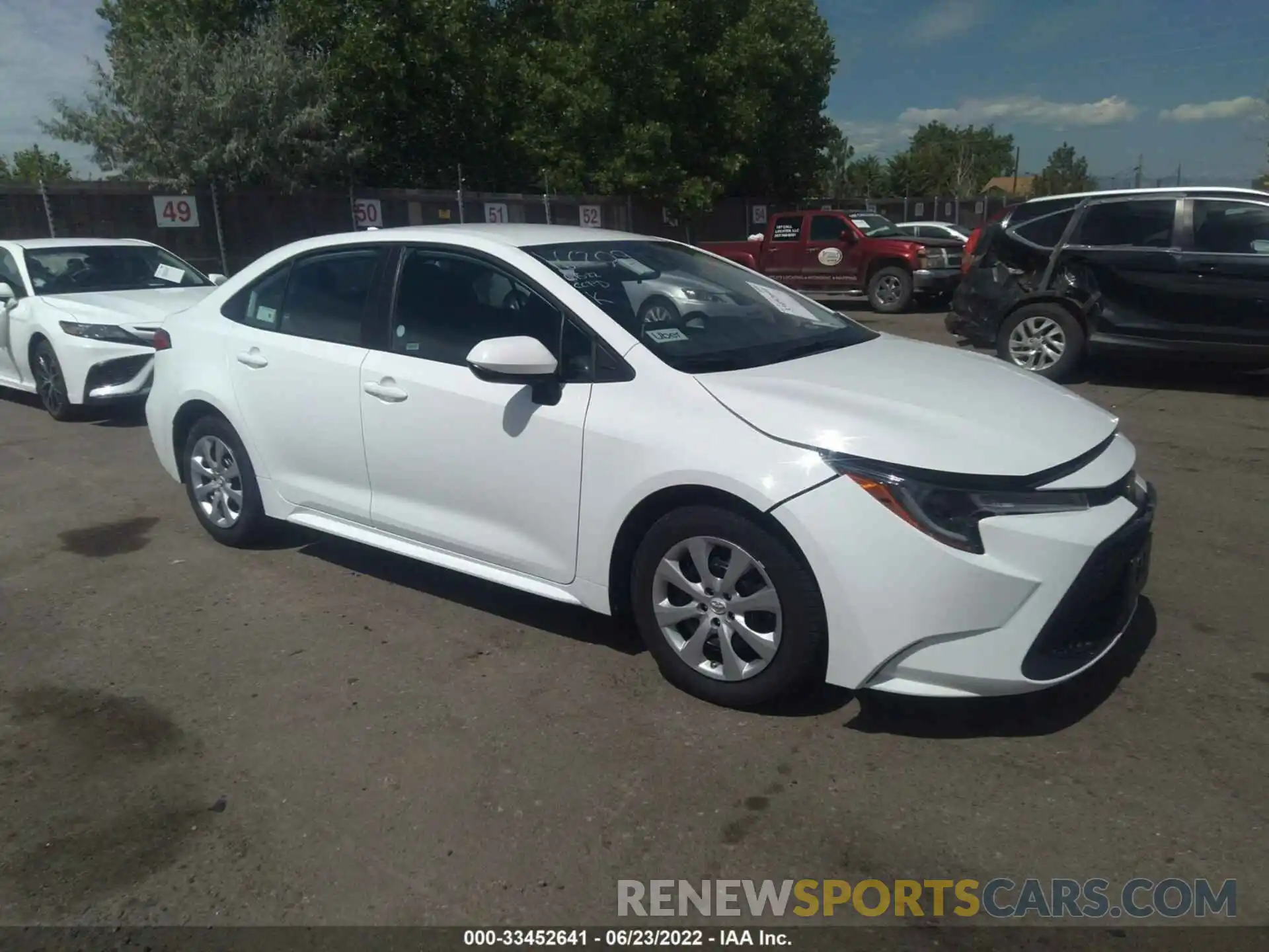 1 Photograph of a damaged car 5YFEPMAE3MP207481 TOYOTA COROLLA 2021