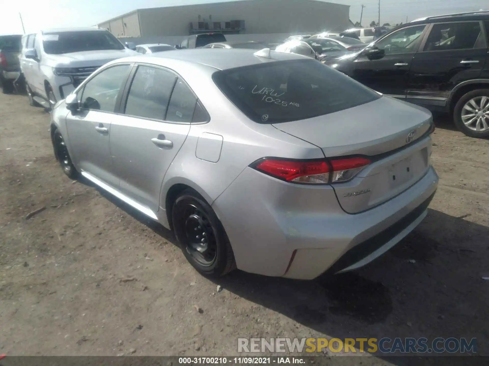 3 Photograph of a damaged car 5YFEPMAE3MP207500 TOYOTA COROLLA 2021