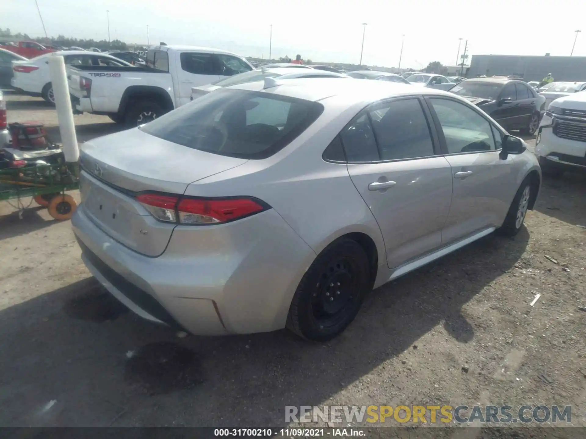 4 Photograph of a damaged car 5YFEPMAE3MP207500 TOYOTA COROLLA 2021