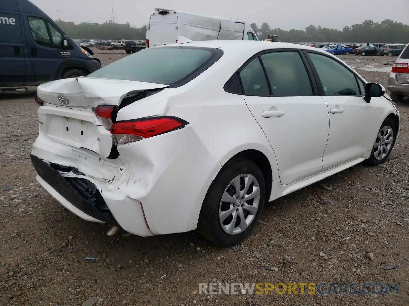 4 Photograph of a damaged car 5YFEPMAE3MP207609 TOYOTA COROLLA 2021